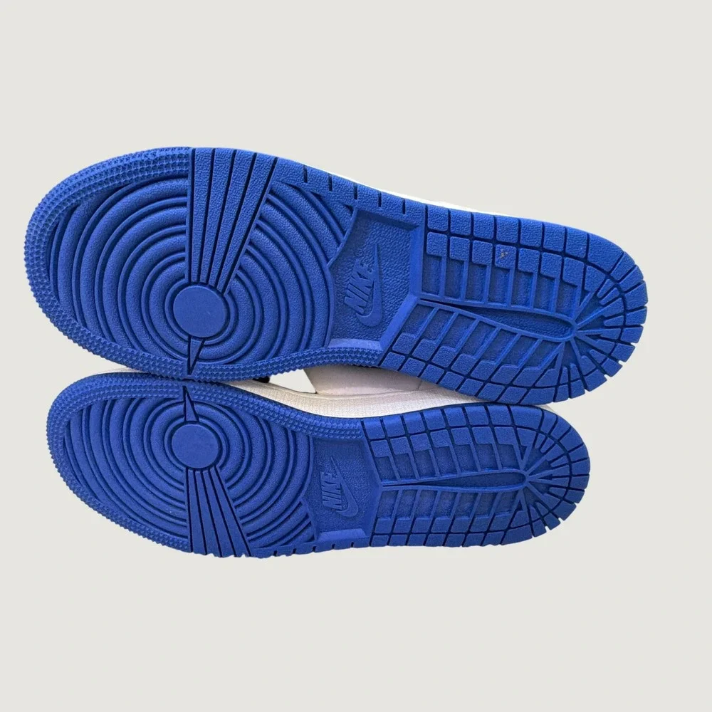 Jordan 1 Retro High OG Royal Toe 2020 Black White Game Royal 575441-041 4Y